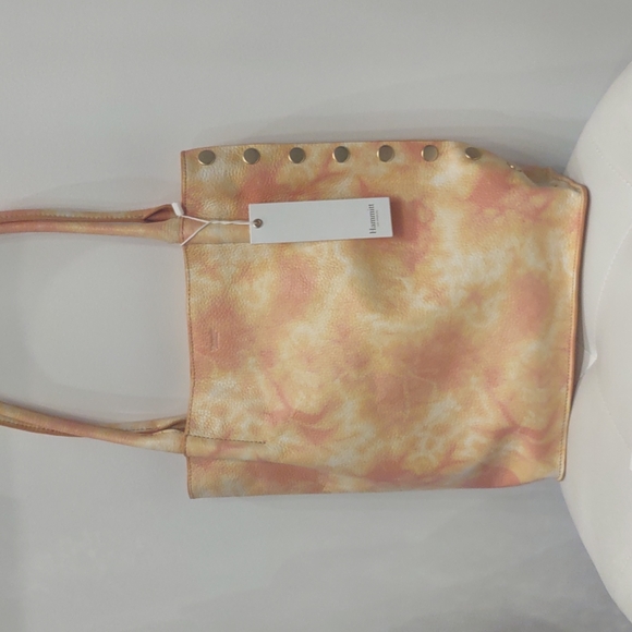 HAMMITT Oliver Marigold mango tie dye yellow leather Gold Hardware Purse Tote